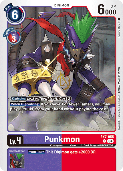 Digimon Karte [EX7-055] Punkmon - Game.kiwi